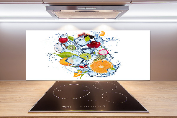 Kitchen splashback Fruit and ice