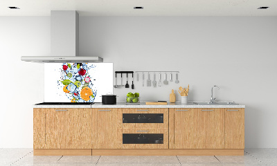 Kitchen splashback Fruit and ice