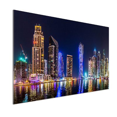 Cooker splashback Dubai at night