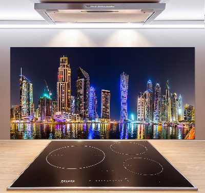 Cooker splashback Dubai at night