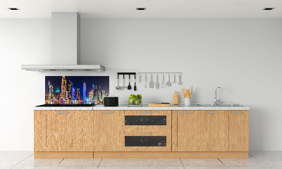 Cooker splashback Dubai at night