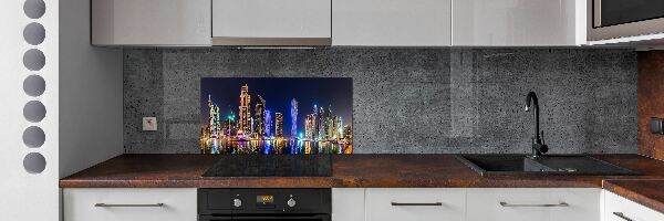 Cooker splashback Dubai at night