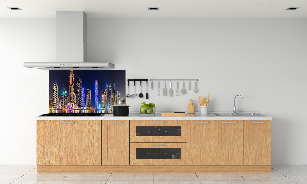 Cooker splashback Dubai at night