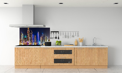 Cooker splashback Dubai at night