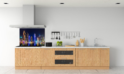 Cooker splashback Dubai at night