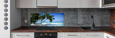 Cooker splashback Tropical beach