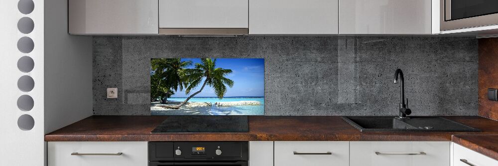 Cooker splashback Tropical beach