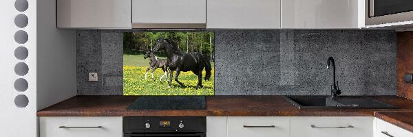 Cooker splashback Mare with foal