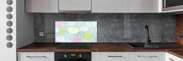 Cooker splashback Roses