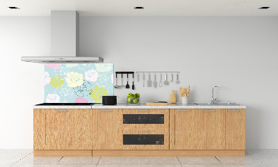 Cooker splashback Roses