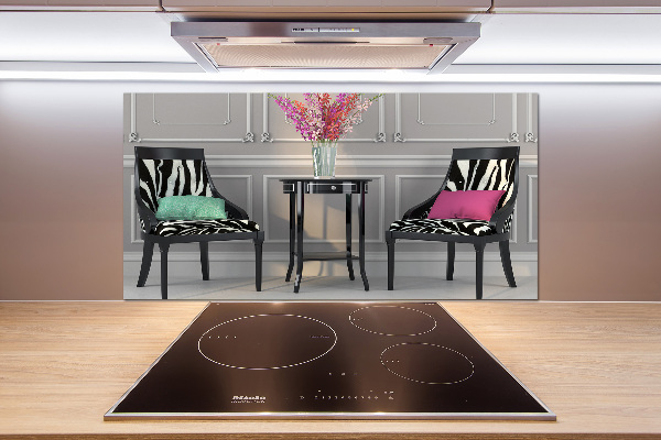 Cooker splashback Two chairs