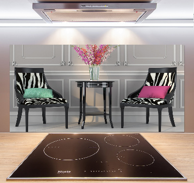 Cooker splashback Two chairs