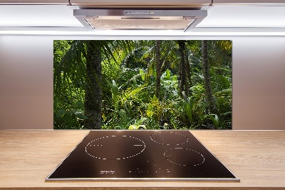 Kitchen wall panels Tropical forest