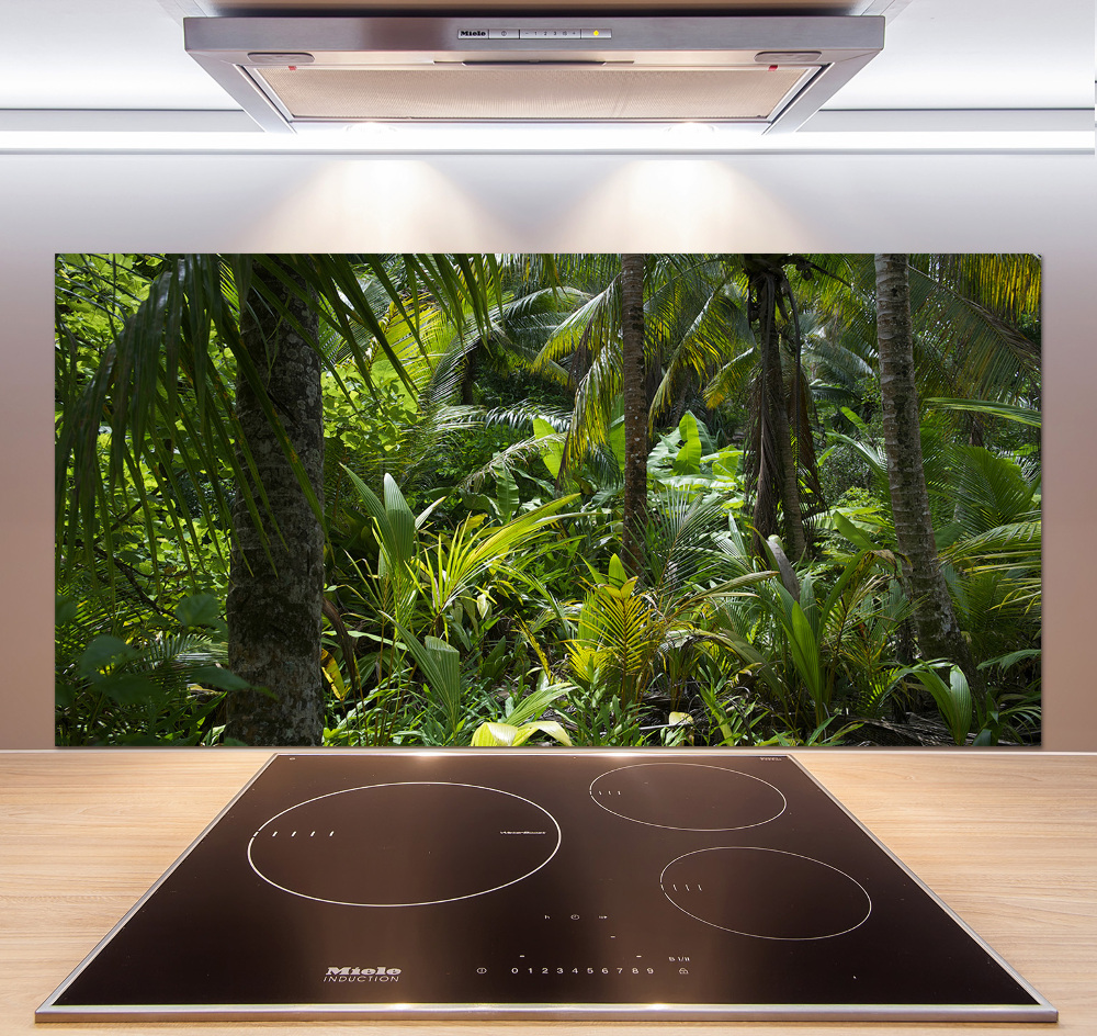 Kitchen wall panels Tropical forest