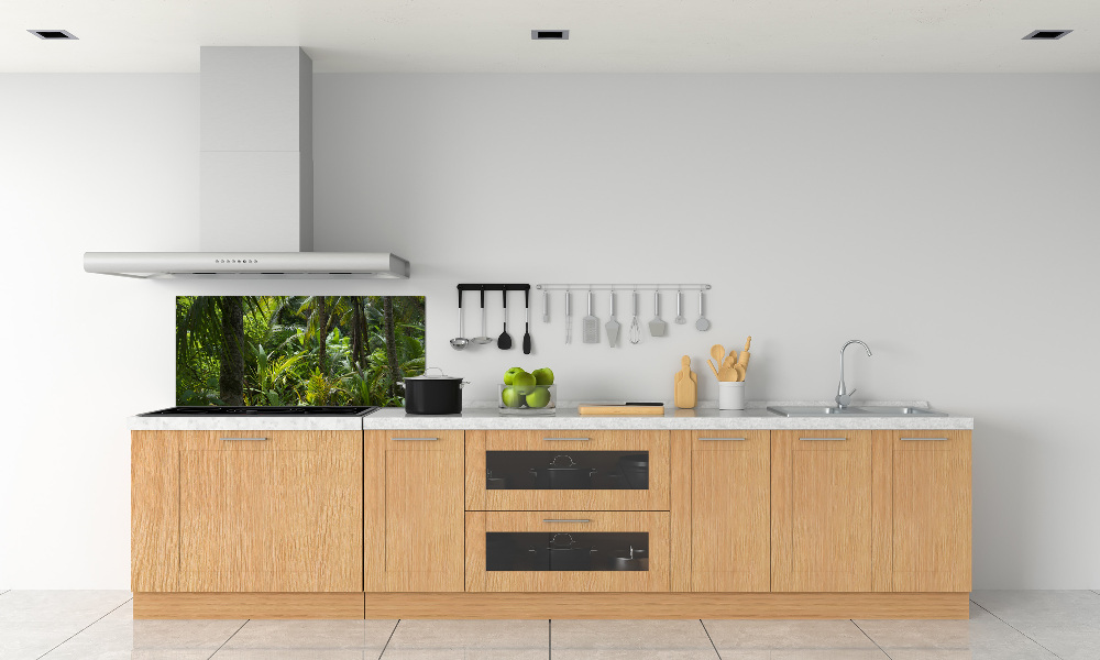 Kitchen wall panels Tropical forest