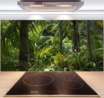 Kitchen wall panels Tropical forest