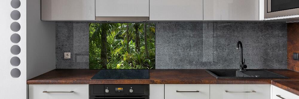 Kitchen wall panels Tropical forest