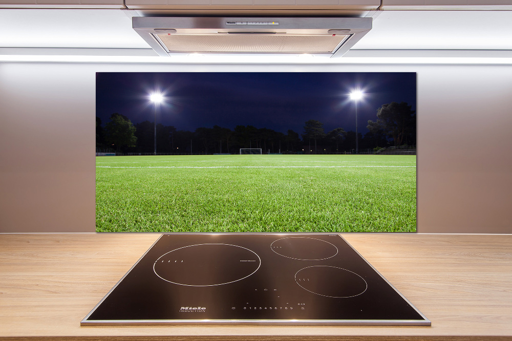 Cooker splashback Football pitch