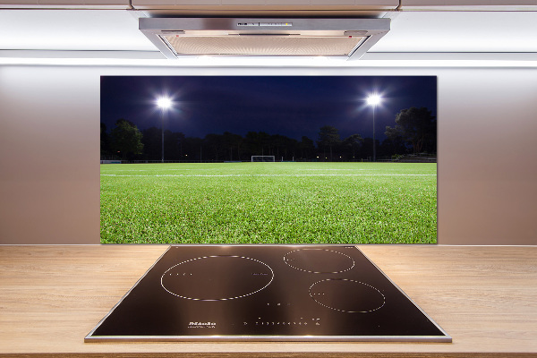 Cooker splashback Football pitch