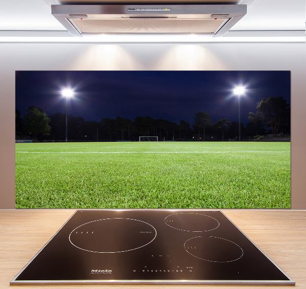 Cooker splashback Football pitch