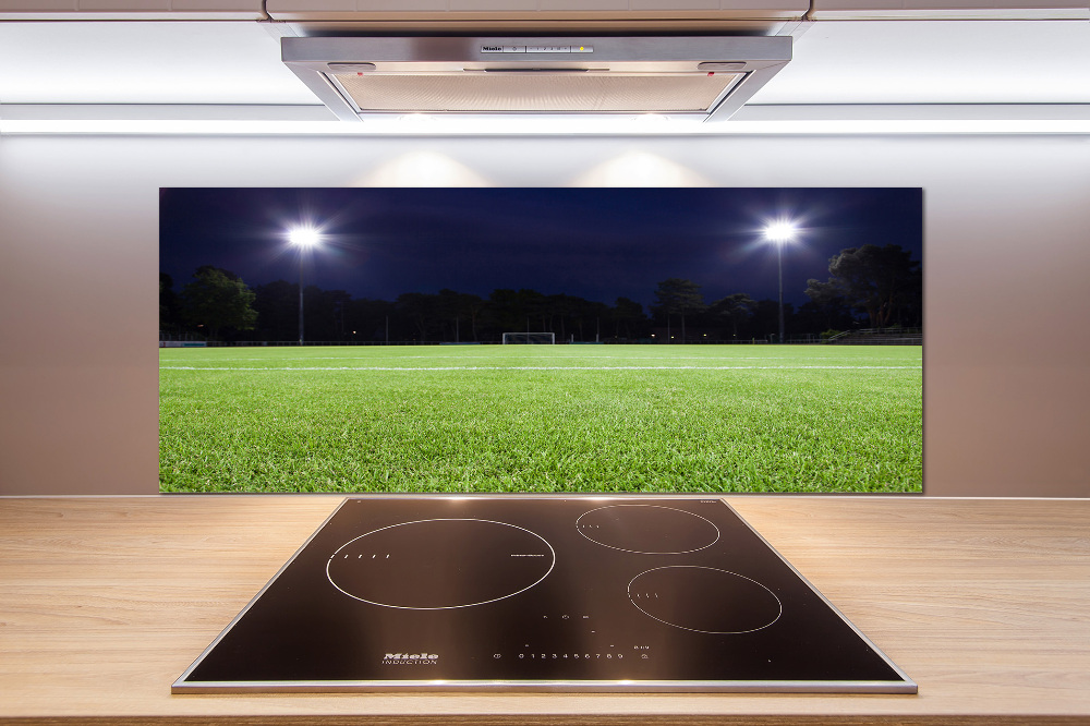 Cooker splashback Football pitch