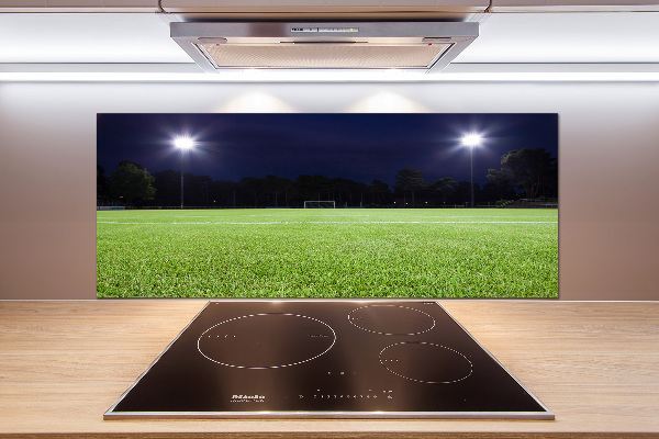 Cooker splashback Football pitch