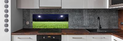 Cooker splashback Football pitch