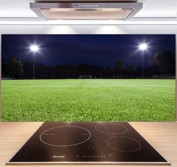 Cooker splashback Football pitch