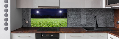 Cooker splashback Football pitch