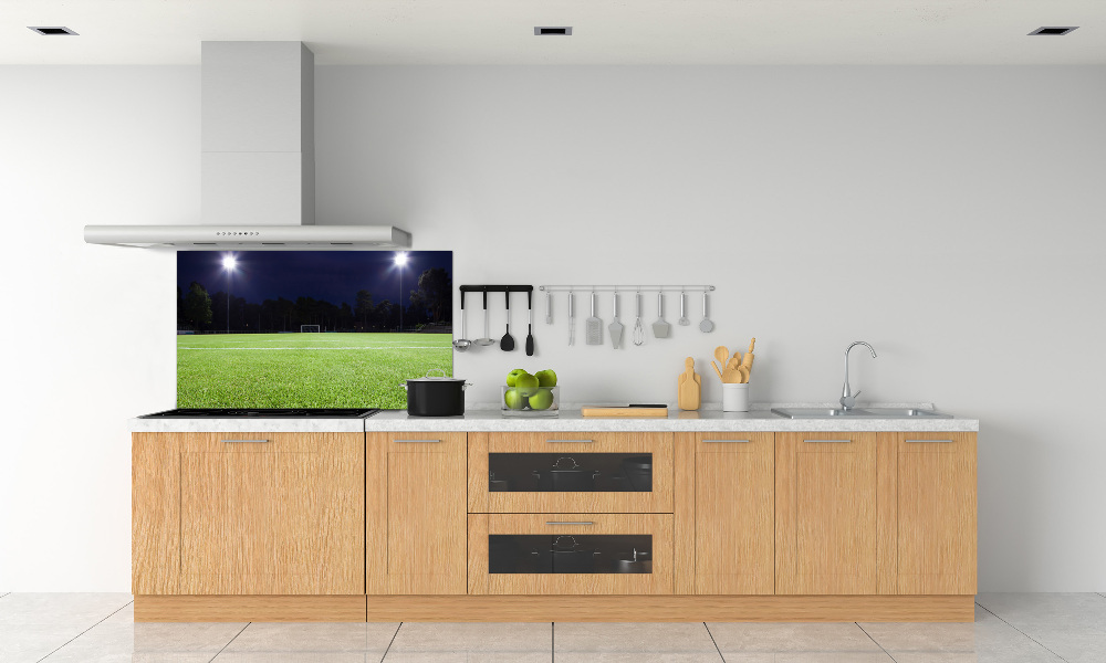 Cooker splashback Football pitch