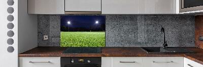 Cooker splashback Football pitch