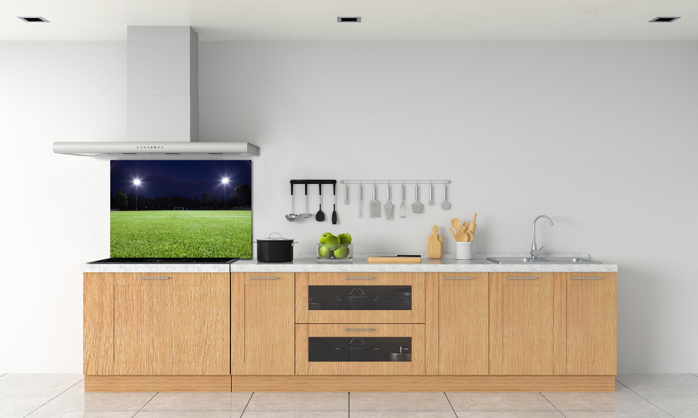 Cooker splashback Football pitch