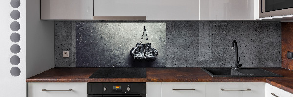 Cooker splashback Boxing gloves