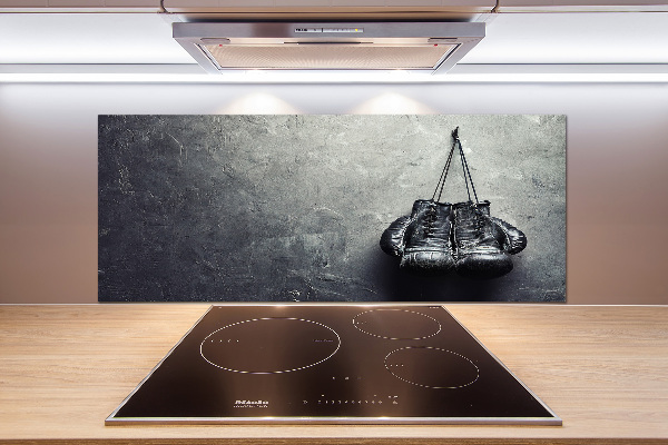 Cooker splashback Boxing gloves