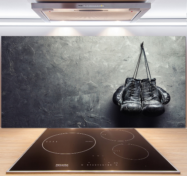 Cooker splashback Boxing gloves