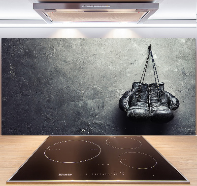 Cooker splashback Boxing gloves