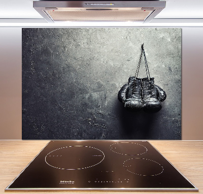 Cooker splashback Boxing gloves