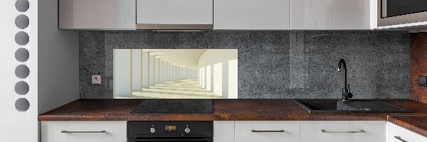 Cooker splashback Corridor