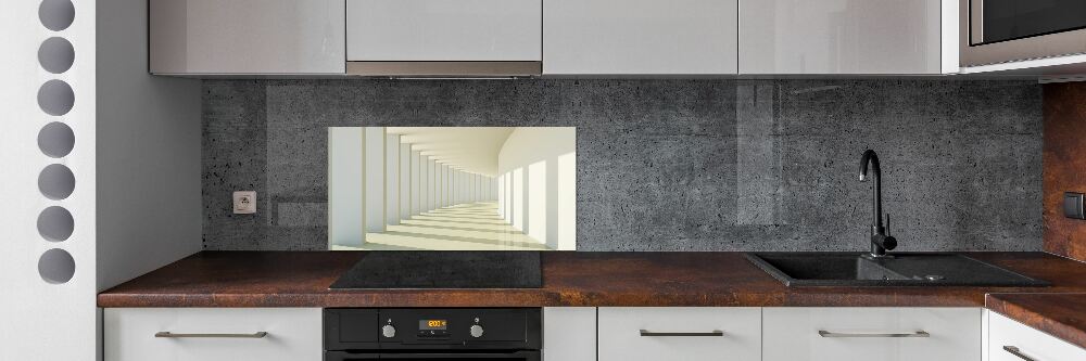 Cooker splashback Corridor