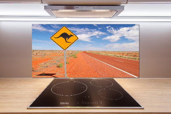 Cooker splashback Road in Australia