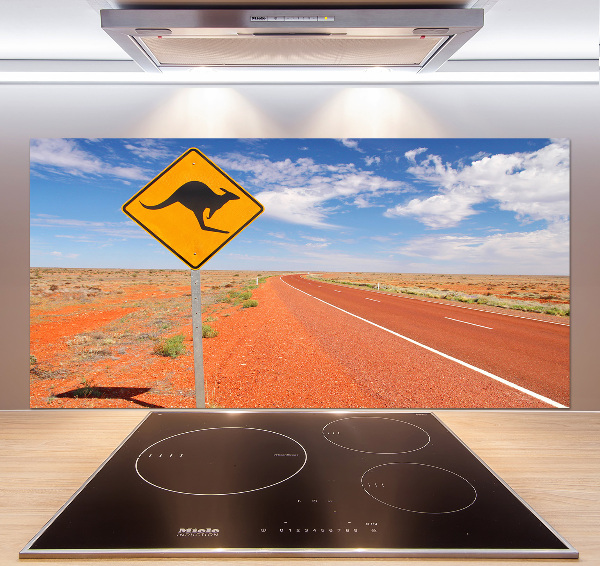 Cooker splashback Road in Australia