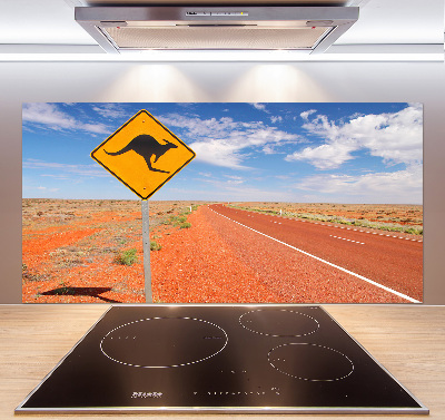 Cooker splashback Road in Australia