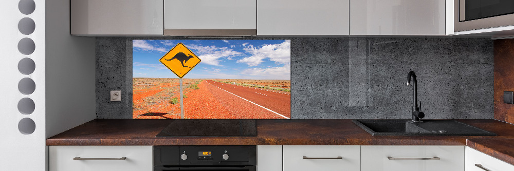 Cooker splashback Road in Australia