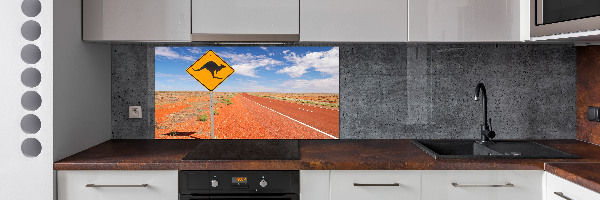 Cooker splashback Road in Australia