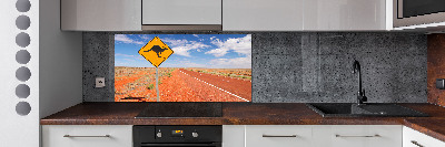 Cooker splashback Road in Australia