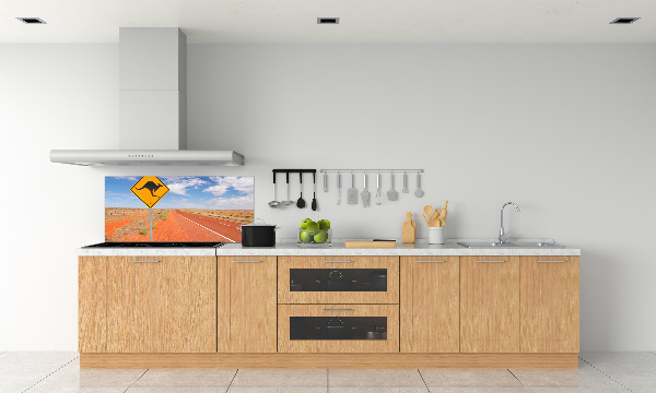 Cooker splashback Road in Australia