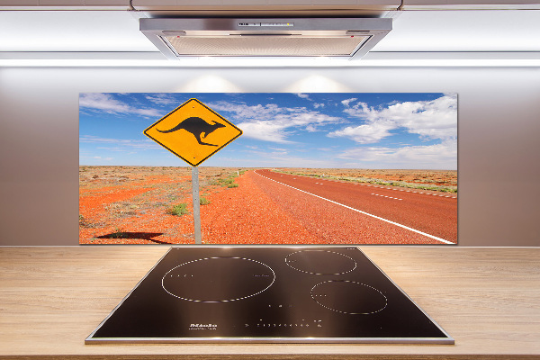 Cooker splashback Road in Australia