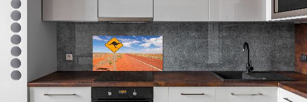 Cooker splashback Road in Australia