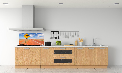 Cooker splashback Road in Australia