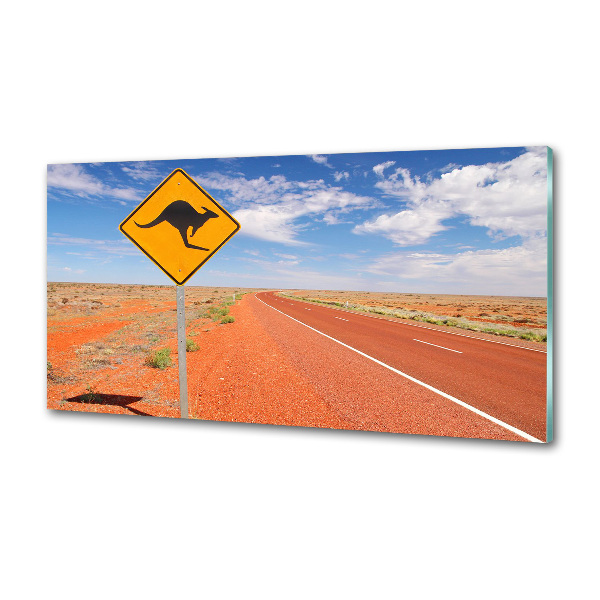 Cooker splashback Road in Australia